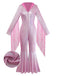 [Pre-Sale] Pink 1970s Flashing Tight Tassel Wide-Leg Jumpsuit