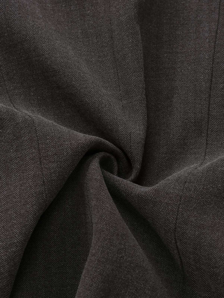 [Pre-Sale] 1940s Lapel Belted Jacket With Detachable Cape