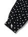 [Pre-Sale] Black 1950s Polka Dot Patchwork Tie Neck Jumpsuit