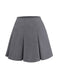 [Pre-Sale] 2PCS Red & Gray 1960s Twisted Knit Top & Pleated Skirt