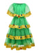 Green 1950s Christmas Tree Costume With Bell