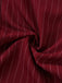 [Pre-Sale] Burgundy 1940s Satin Bow Tie Striped Wide-Leg Jumpsuit