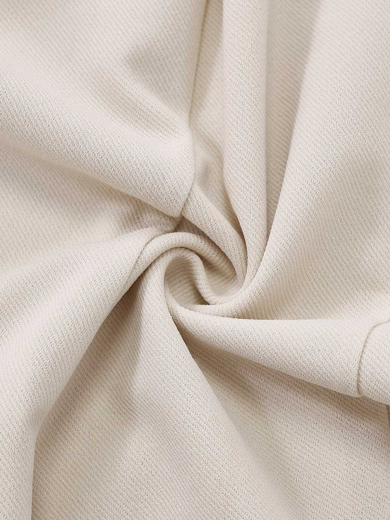 [Pre-Sale] Khaki 1930s Faux Ostrich Feather Knitted Fishtail Dress