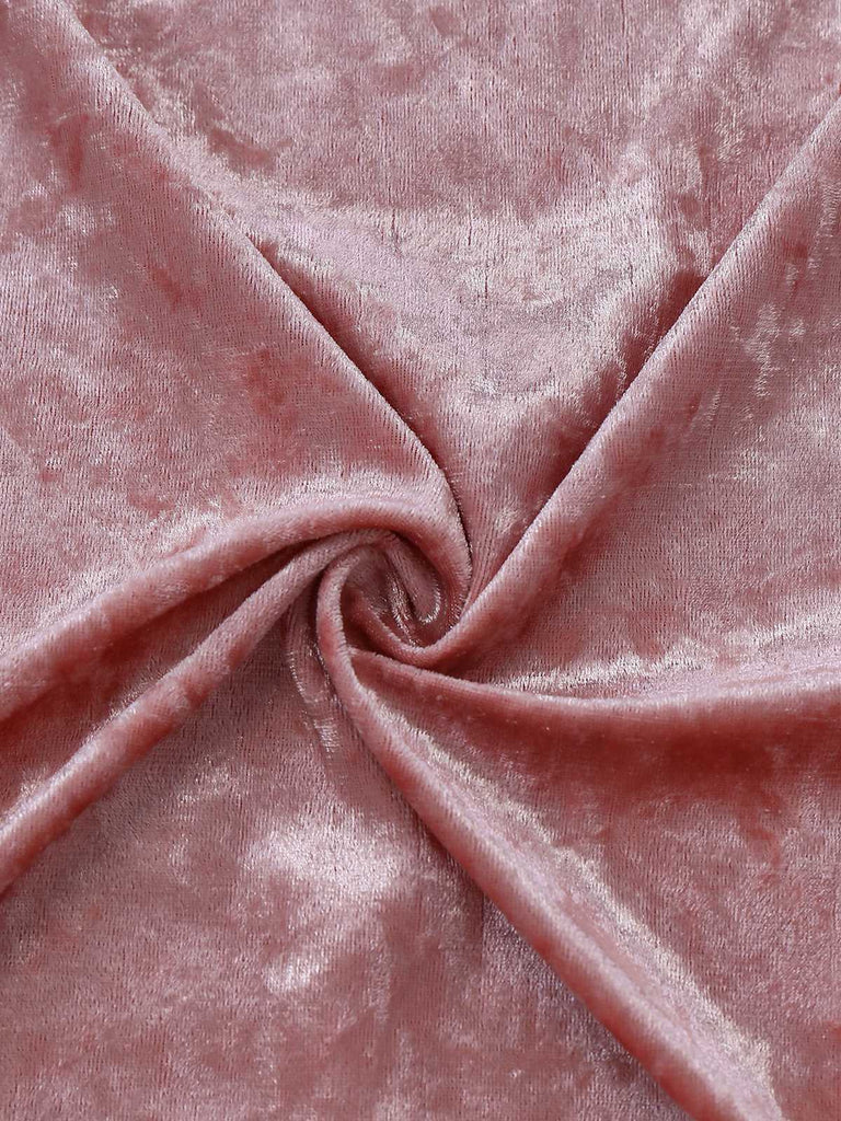 [Pre-Sale] Pink 1930s Velvet Lace Floral Embroidered Robe