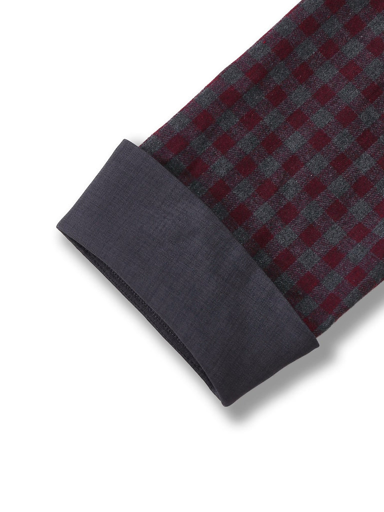 [Pre-Sale] Gray 1940s Cotton Plaid Bow Ruffled Lapel Dress