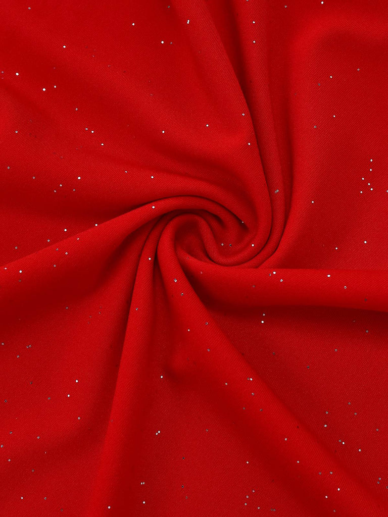 1930s Off-Shoulder Shimmery Mermaid Dress