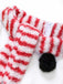 Red & White Christmas Snowman Velvet Dress