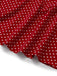 [Pre-Sale] Red 1940s Bunny Ear Knot Polka Dot Puff Dress