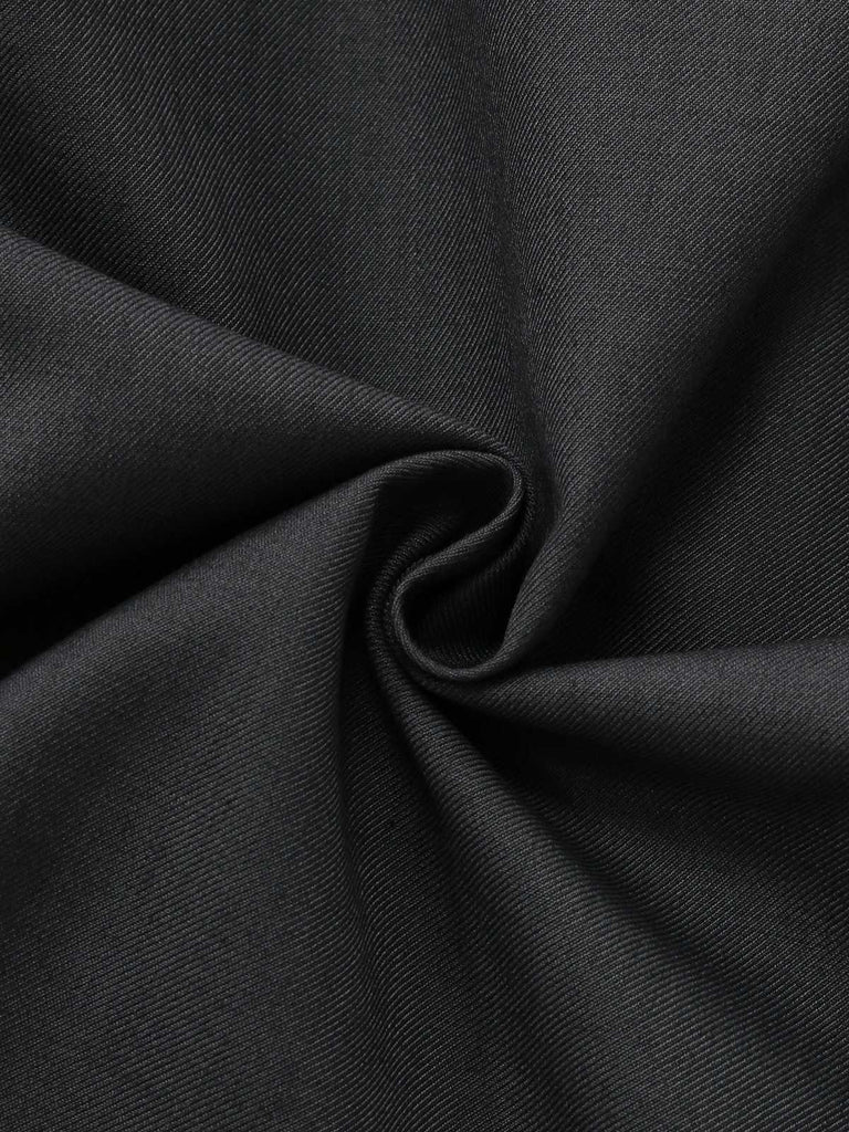 [Pre-Sale] Grey 1960s Peter Pan Collar Lace Fake Two-Piece Dress