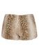Khaki 1950s Faux Fur Deer Style Shorts