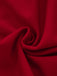 Deep Red 1980s Faux Fur Dress 6