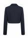 [Pre-Sale] Dark Blue 1950s Solid Cropped Blazer Jacket