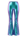 1970s Carnival Disco Flare Leg Pants