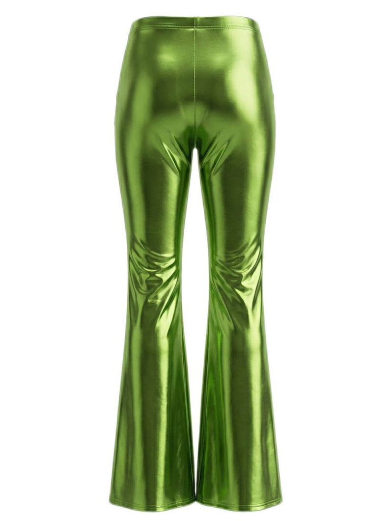 1970s Carnival Disco Flare Leg Pants