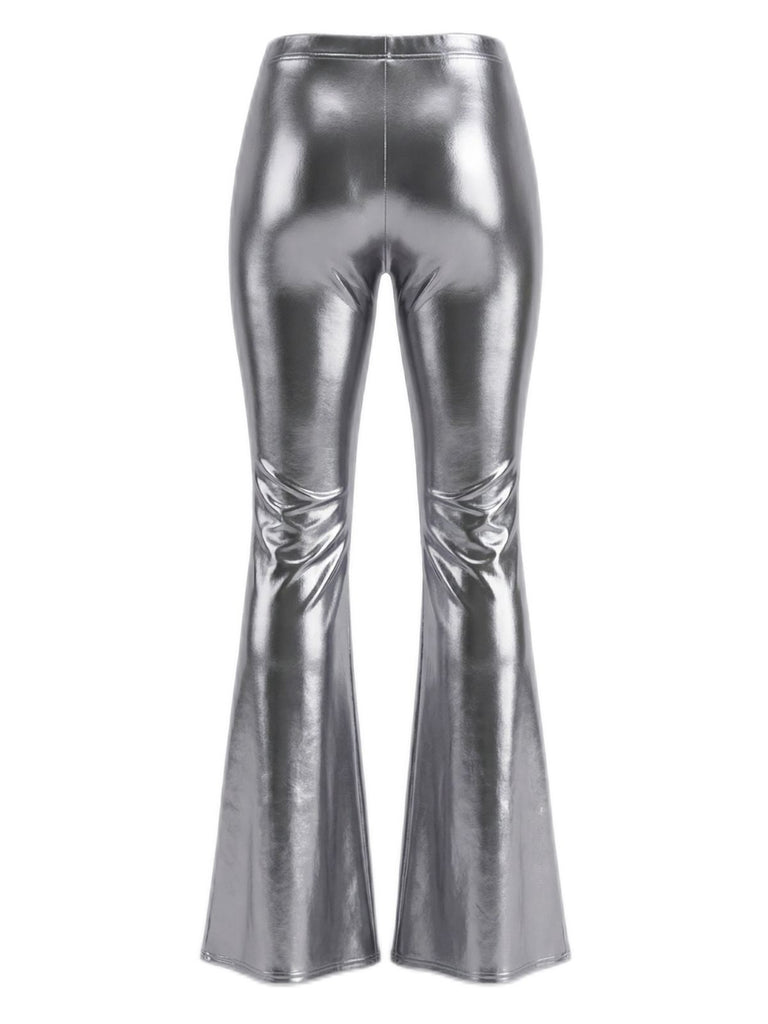 1970s Carnival Disco Flare Leg Pants