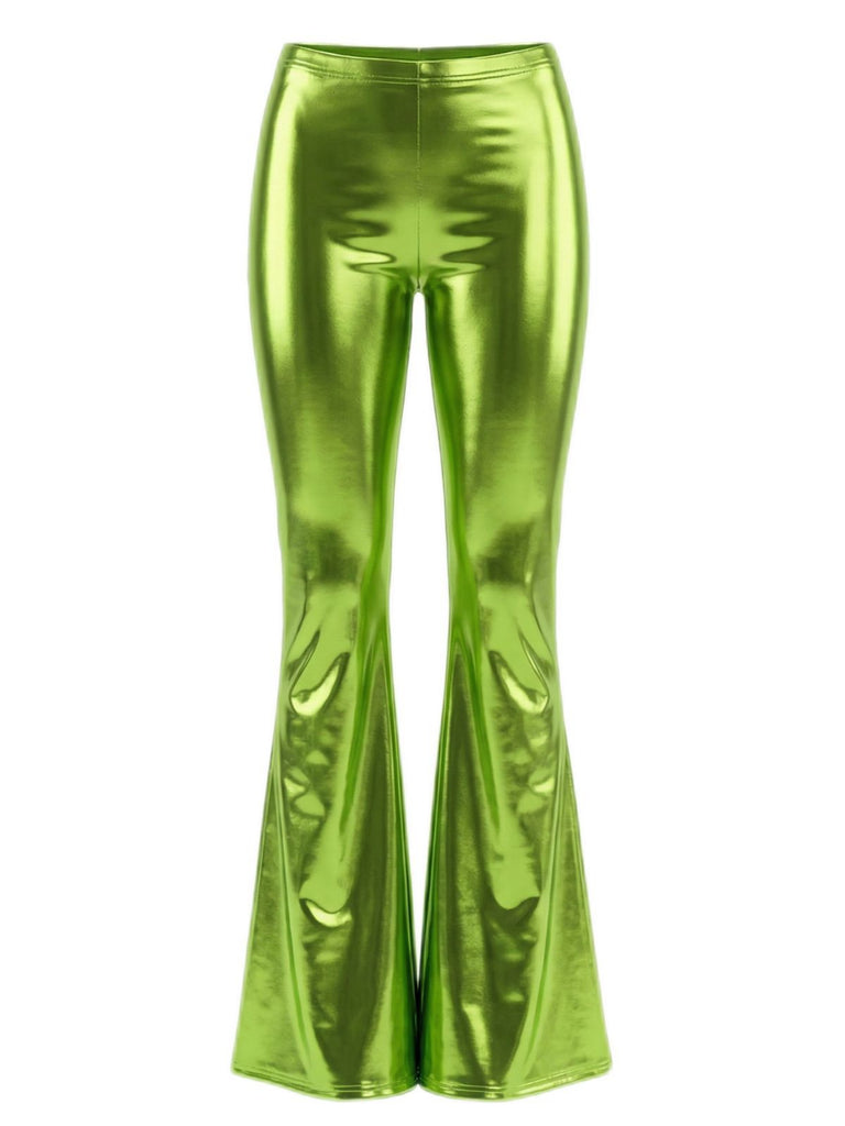 1970s Carnival Disco Flare Leg Pants