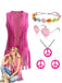 1970s Faux Suede Tassel Disco Vest Set