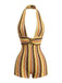 Pat 1950s Vintage Halter V Neck Jumpsuit 2