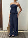 Navy Blue 1950s Vintage Ruffle Two Piece Set 2