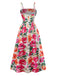 Elegant Pat 1940s Vintage Floral Dress 2