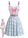 [Pre-Sale] Light Blue 1950s Vintage Retro Dress