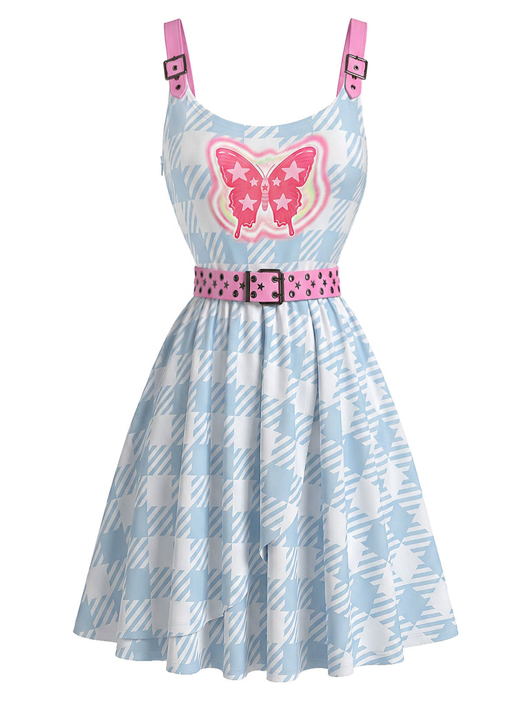 [Pre-Sale] Light Blue 1950s Vintage Retro Dress 3
