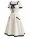 [Pre-Sale] Elegant White 1940s Vintage Dress 3