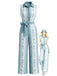 [Pre-Sale] Light Blue 1970s Vintage Floral Striped Jumpsuit 1