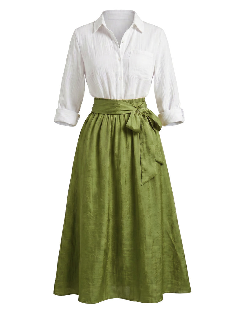 1950s Patchwork Vintage Two Piece Set 5
