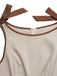 Beige 1950s Vintage Retro Jumpsuit 5