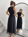 Elegant Black 1950s Vintage Dress 6