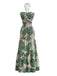 Elegant 1930s Vintage Floral Halter Dress 6