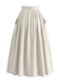 1950s Floral Striped Vintage Classic Skirt 2