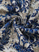 1950s Vintage Floral V Neck Dress