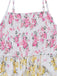 Pat 1950s Floral Lace Patchwork Top 2