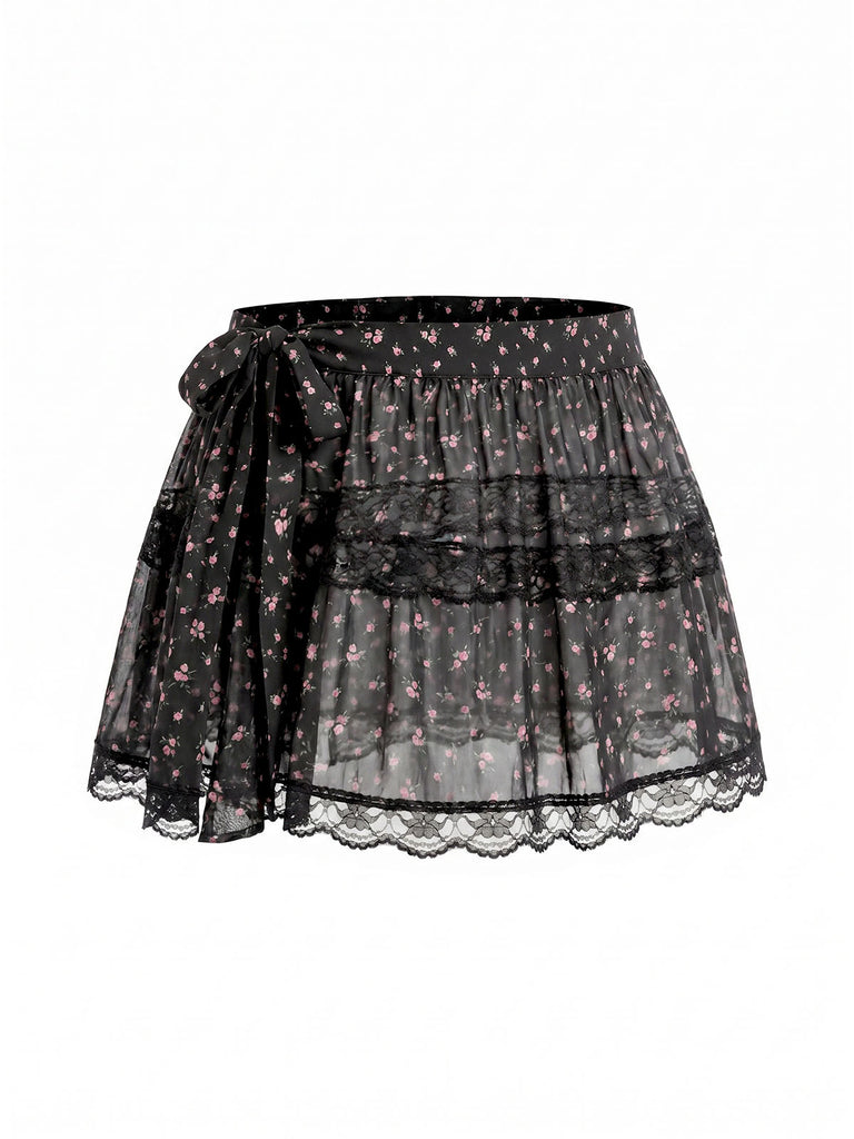 [Pre-Sale] Black 1950s Vintage Retro Skirt 3