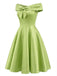 [Pre-Sale] 1950s Bow Mesh Vintage Classic Dress 6