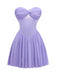 Elegant Lavender 1970s Vintage Dress 2