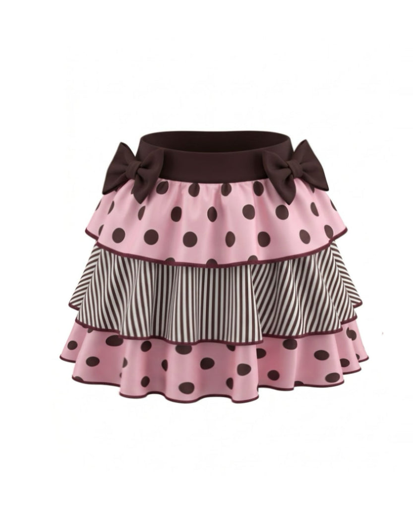 1980s Polka Dot Vintage Skirt