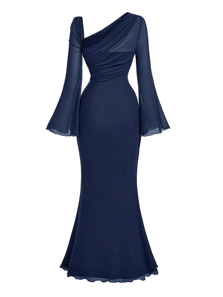 1930s Mermaid Bow Vintage Dress 4