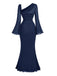 1930s Mermaid Bow Vintage Dress 4