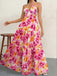 1930s Vintage Floral V Neck Dress 1