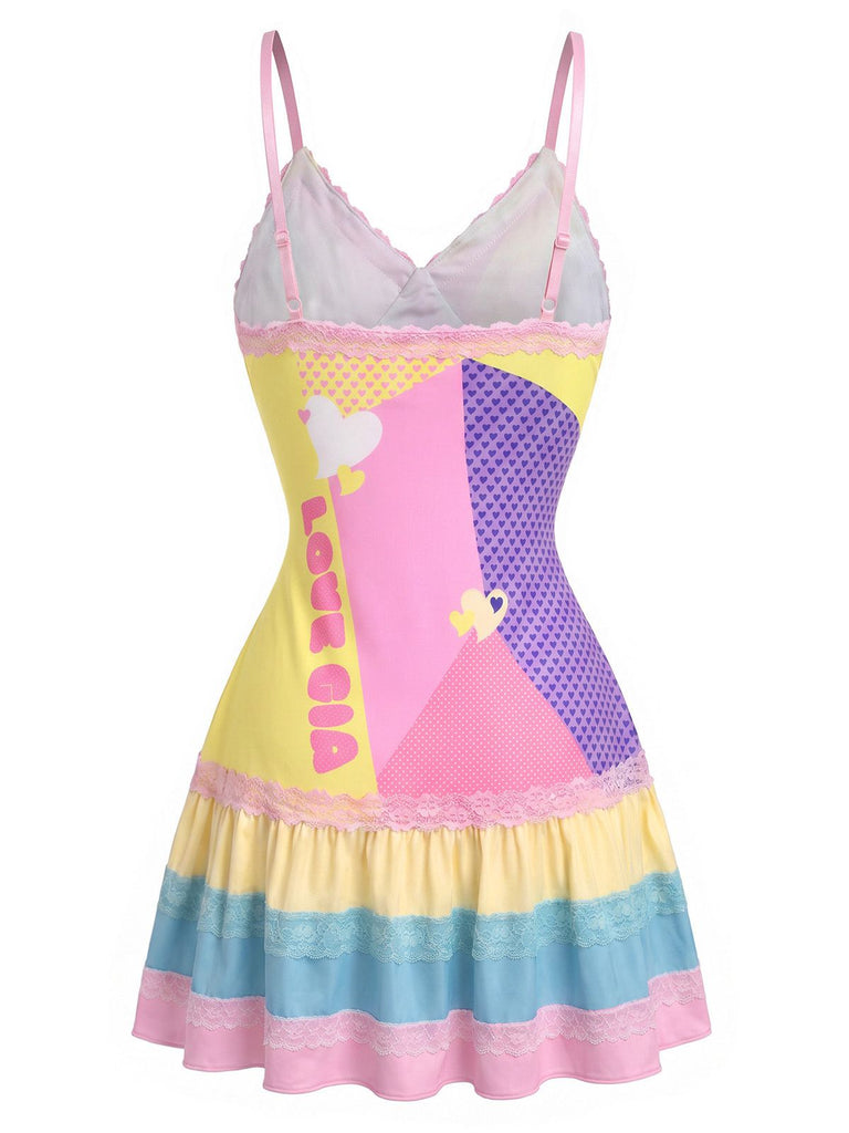 Pink 1960s Hot Girl Print Bodycon Mini Dress, vintage dress, retro fashion - perfect for women who love vintage and retro fashion