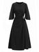 [Pre-Sale] Black 1940s Vintage Dress 3
