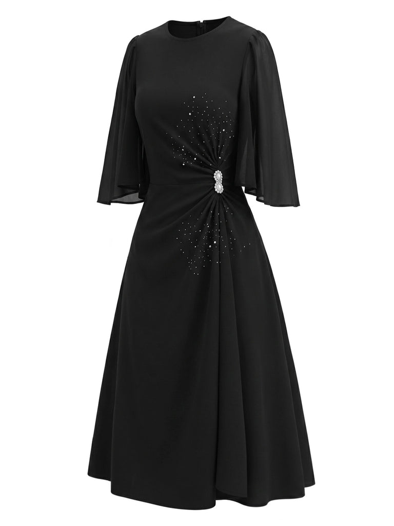 [Pre-Sale] Black 1940s Vintage Dress 4