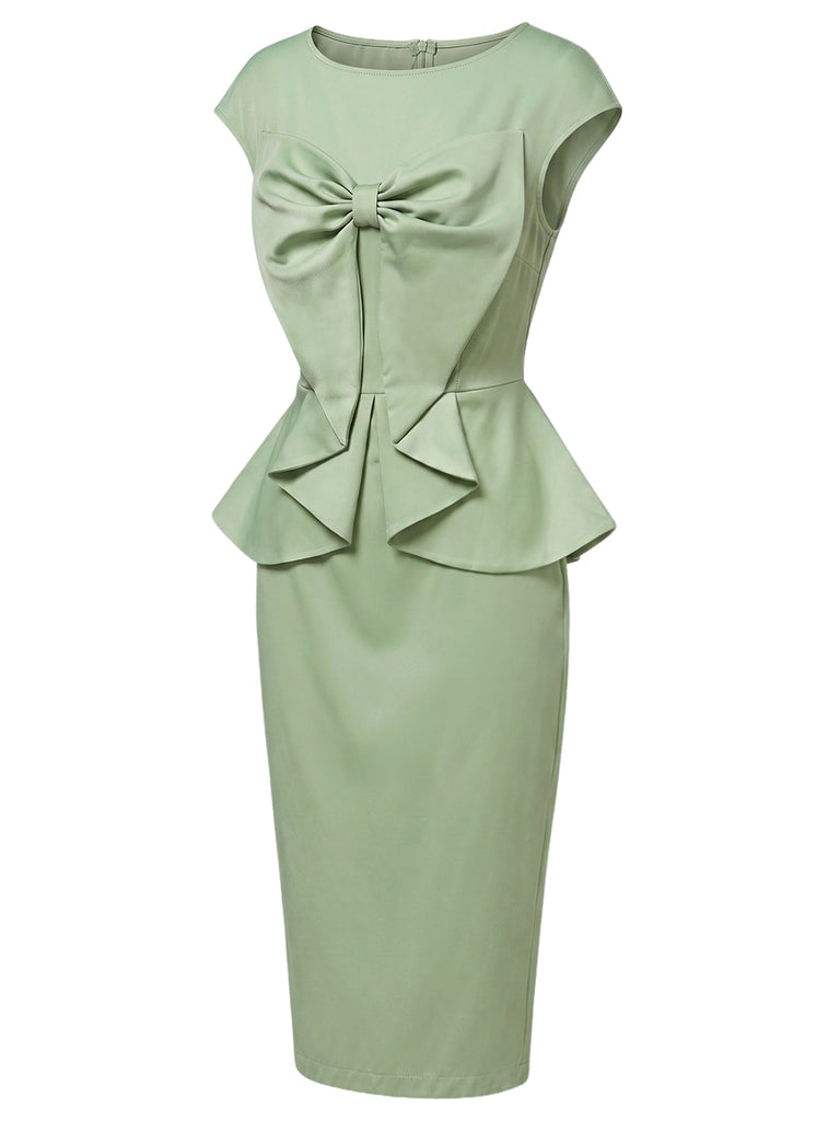[Pre-Sale] Champagne 1940s Vintage Retro Dress 4