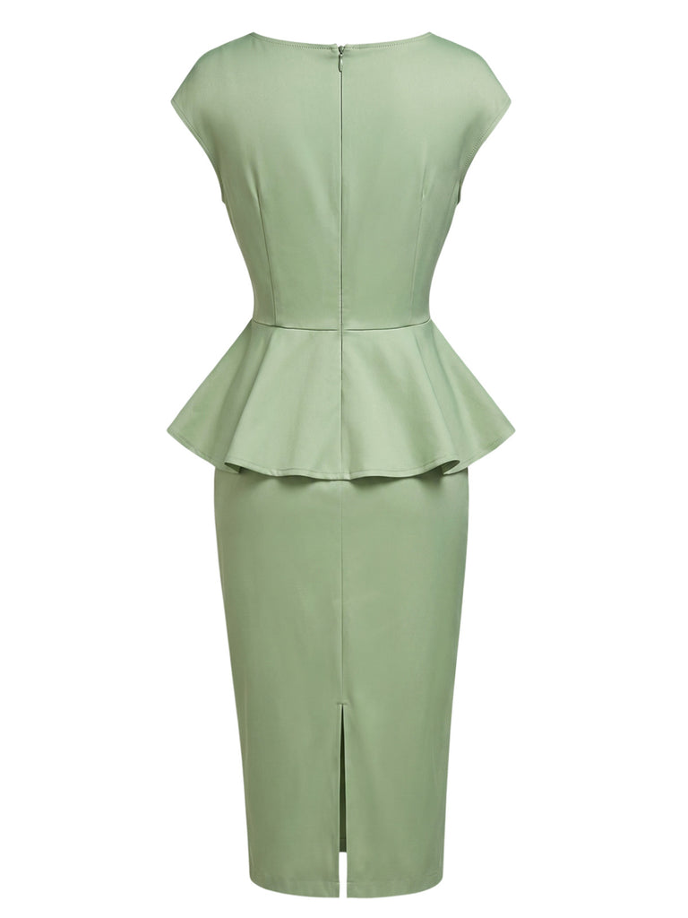 [Pre-Sale] Champagne 1940s Vintage Retro Dress 5