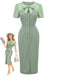 [Pre-Sale] 1930s Bow Vintage Classic Dress