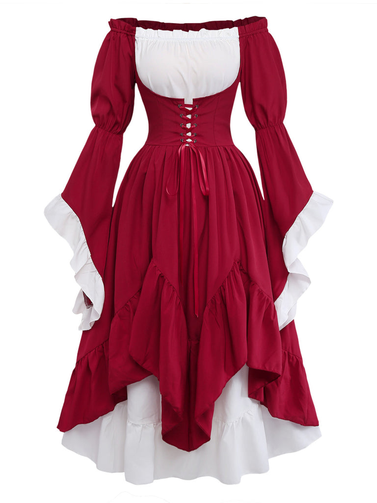 Red 1930s Vintage Classic Dress 2