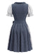 1950s Square Neck Two Piece Set 2